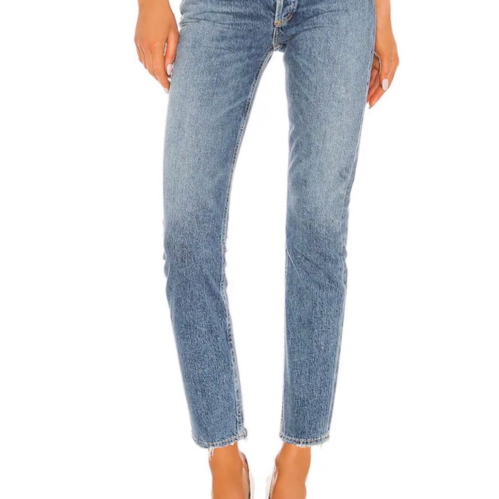 Agolde Light Blue Ankle Jeans